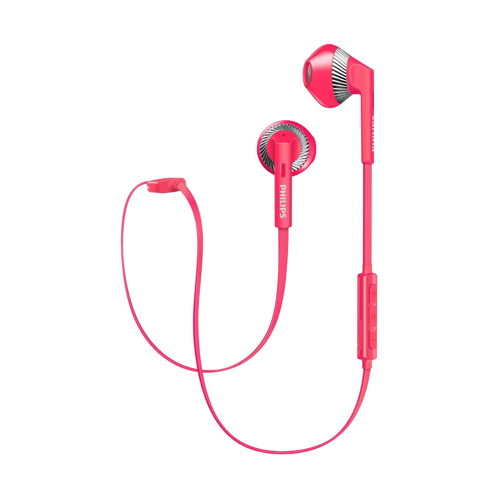Philips MyJam SHB5250 Bluetooth Earphones - Pink